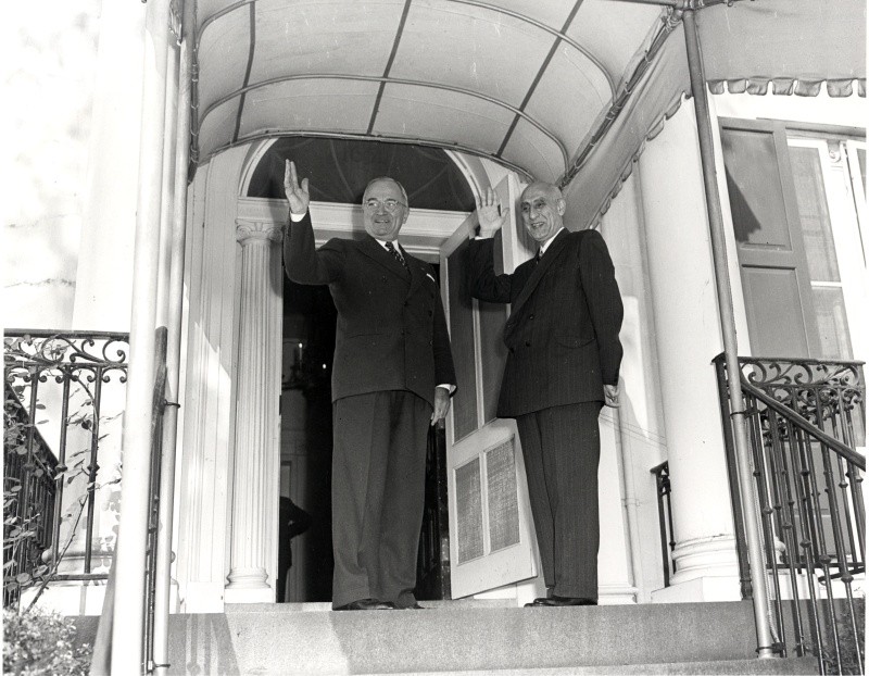 Truman and Mossadegh at Blair House, 23 October 1951
